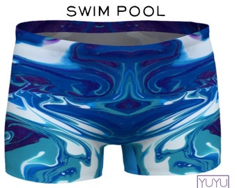 Beute Shorts Festival für Frauen oder Männer, "Swim Pool"
