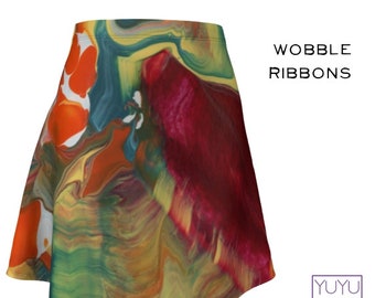Flare Rock, Multicolor, Wirbel Farbe Kunst, "Wackeln Bänder"