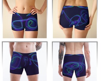 Seine ' N Hers Matching Underwear, "UV Fireflies"