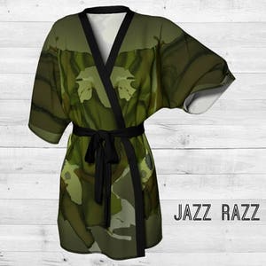Kimono Robe Men's Women's Unisex, Jazz Razz image 1