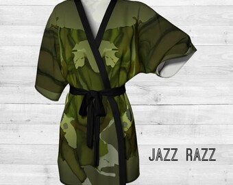 Kimono Robe Men's Women's Unisex, "Jazz Razz"