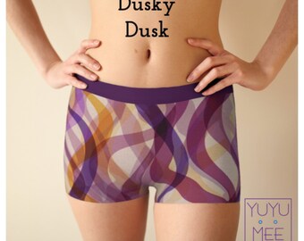 Women's Boyshorts Underwear, Dusky Dusk