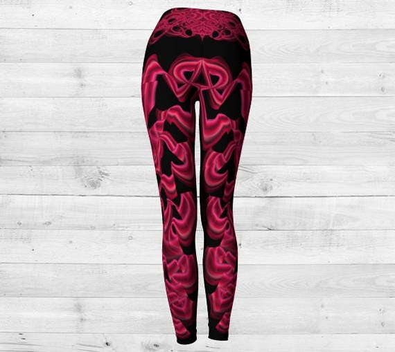 Red Hot Flamenco Yoga Pants Leggings - Etsy