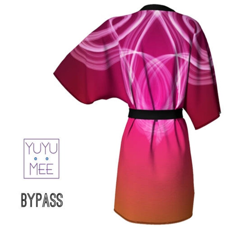Valentines Day Men/'s Women/'s Short Kimono Robe Bypass