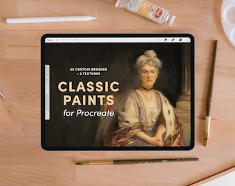 Classic Paints – Procreate Brushes