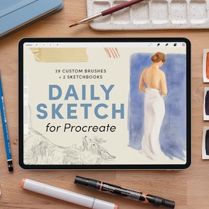 デイリースケッチ – Procreate ブラシ