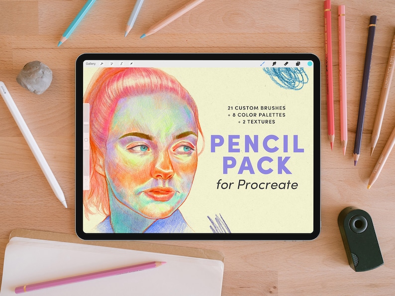 Pencil Pack Procreate Brushes zdjęcie 1