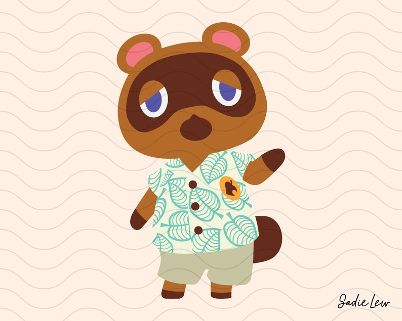 Download Animal Crossing New Horizons: Tom Nook SVG Cricut Clip | Etsy