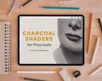 Charcoal Shaders – Procreate Brushes