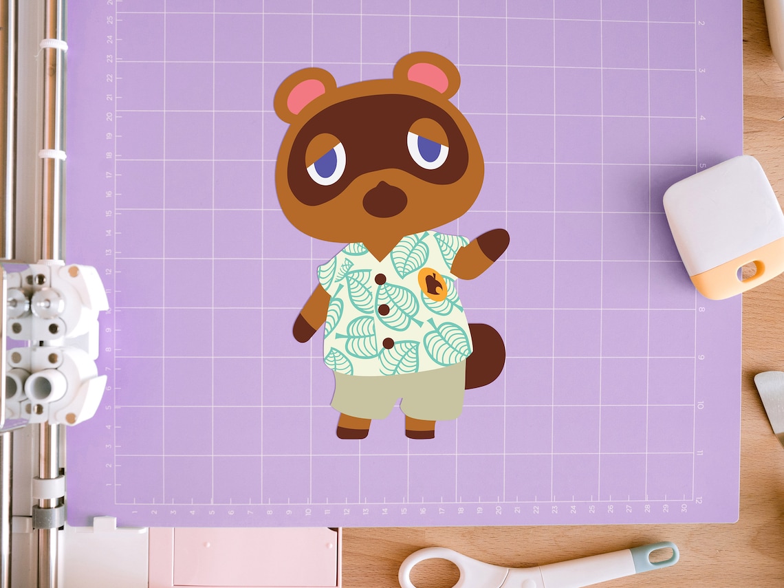 Download Animal Crossing New Horizons: Tom Nook SVG Cricut Clip | Etsy
