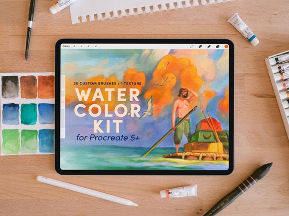Watercolor Kit – Procreate Brushes