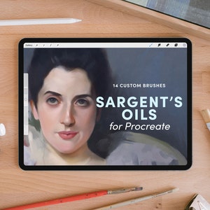 Sargent's Oils - Pinceaux Procreate