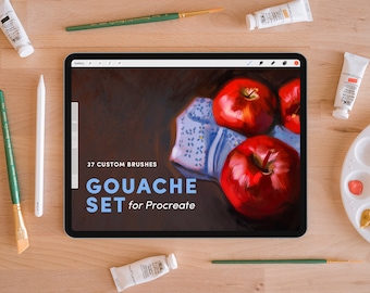 Gouache Set – Procreate Brushes