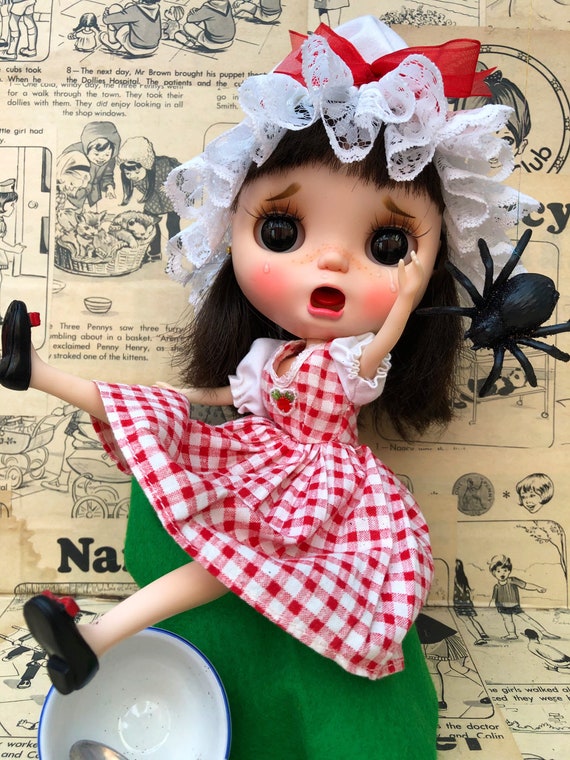 Blythe Vintage Dress Set Little Miss Muffet Etsy UK