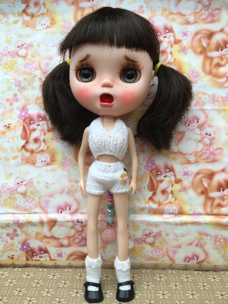 Blythe Vintage Underwear Set Nanna Knits /' Dress Me Up Set /' Free Shipping