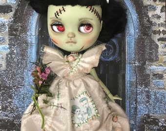 Blythe ‘Bride Of Frankenstein’ Dress Set For Blythe