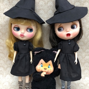 Blythe Halloween Witch Costume “ Bewitched “ Halloween Dress Set