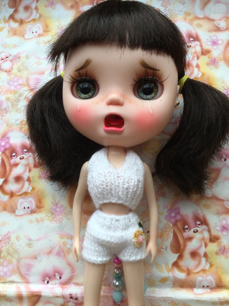 Blythe Vintage Underwear Set Nanna Knits /' Dress Me Up Set /' Free Shipping
