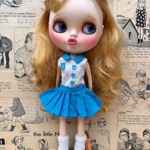 Blythe Vintage Dress ‘ Gym Slip ‘ 1960s True Vintage