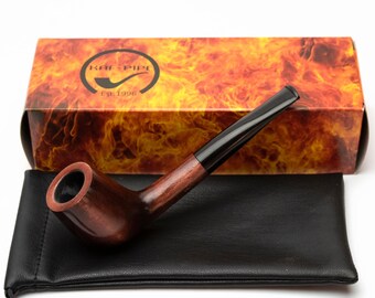 Pipa tabaco de madera Pipa fumar recta personalizada - México