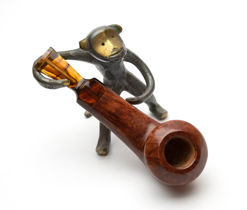 Eskimo briar pipe Yeti shape tobacco smoking pipe smooth Etsy