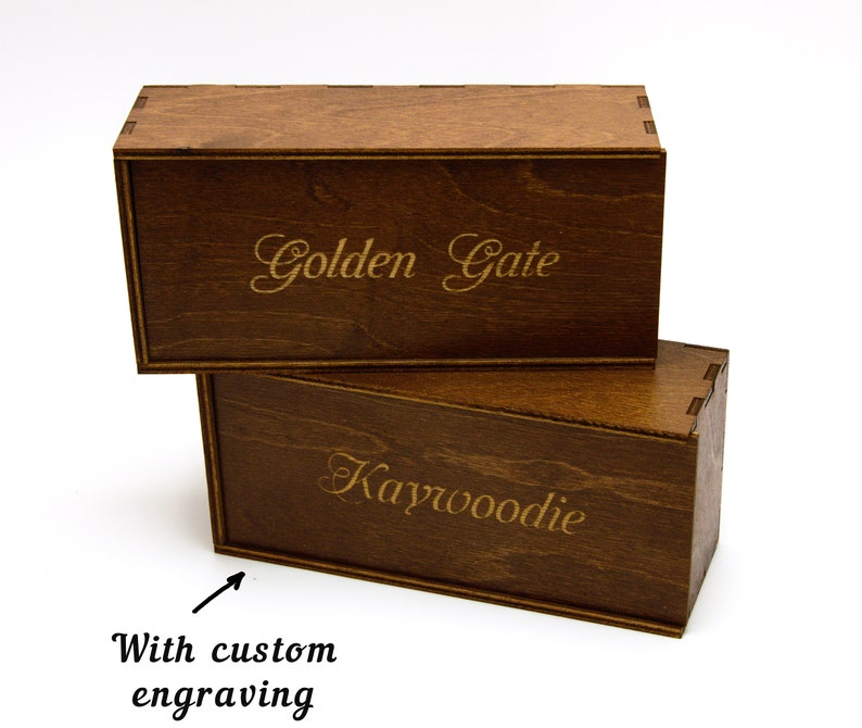 Wooden box for tobacco pipe or something else / Case for Etsy