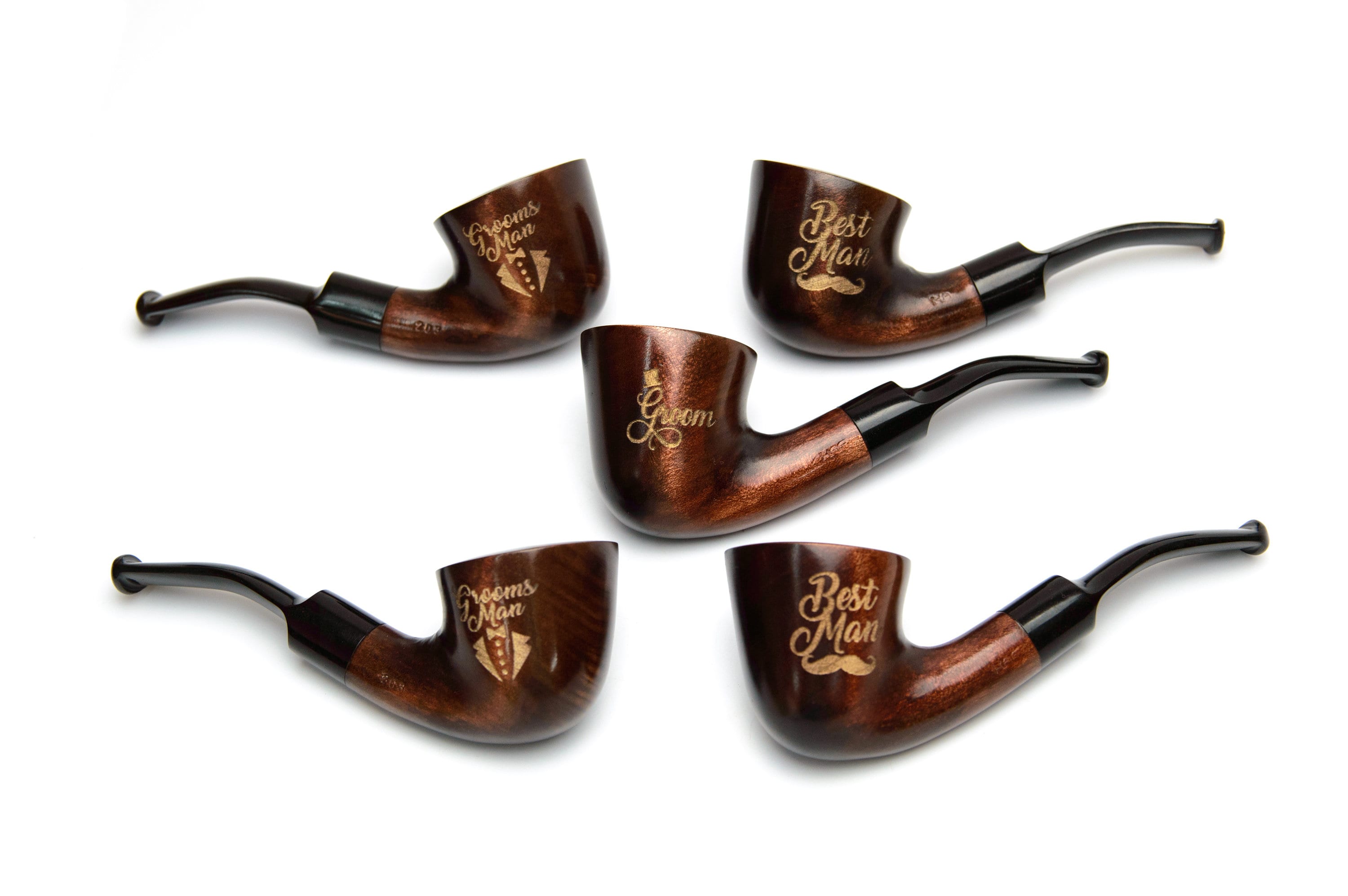 Tobacco Pipe Wooden Custom Engraved Smoking Bowl Bestman Gift Groomsmen  Gifts