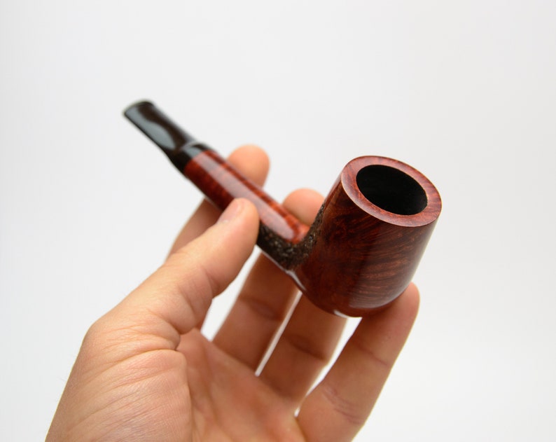 Briar Smoking Pipe Canadian Pipe Classic Straight Etsy