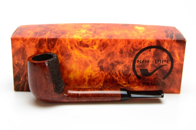 Briar pipe Canadian shape Classic tobacco pipe briar wood Etsy