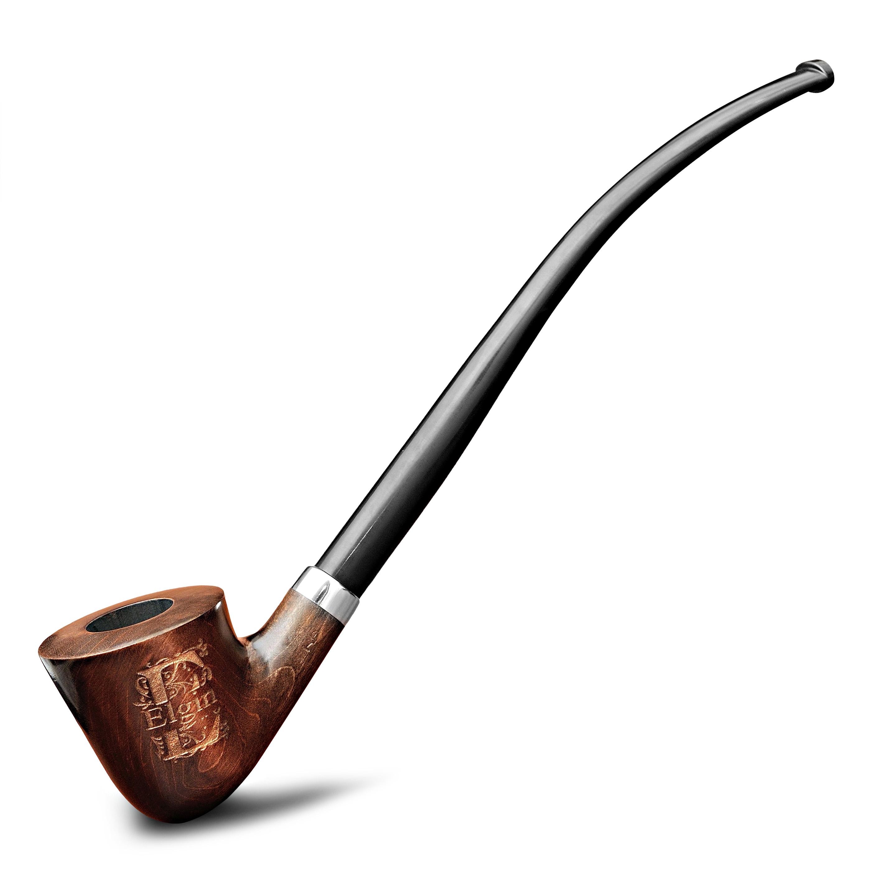 Custom Tobacco Smoking Pipe Wooden Long Stem Churchwarden Handmade From  Pear Wood in Ukraine by Kafpipe - Personalised Engraved Pipe