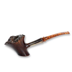 Briar pipe Freehand briar pipe Handmade wooden pipe Unique rare briar pipe Sherlock Holmes briar pipe