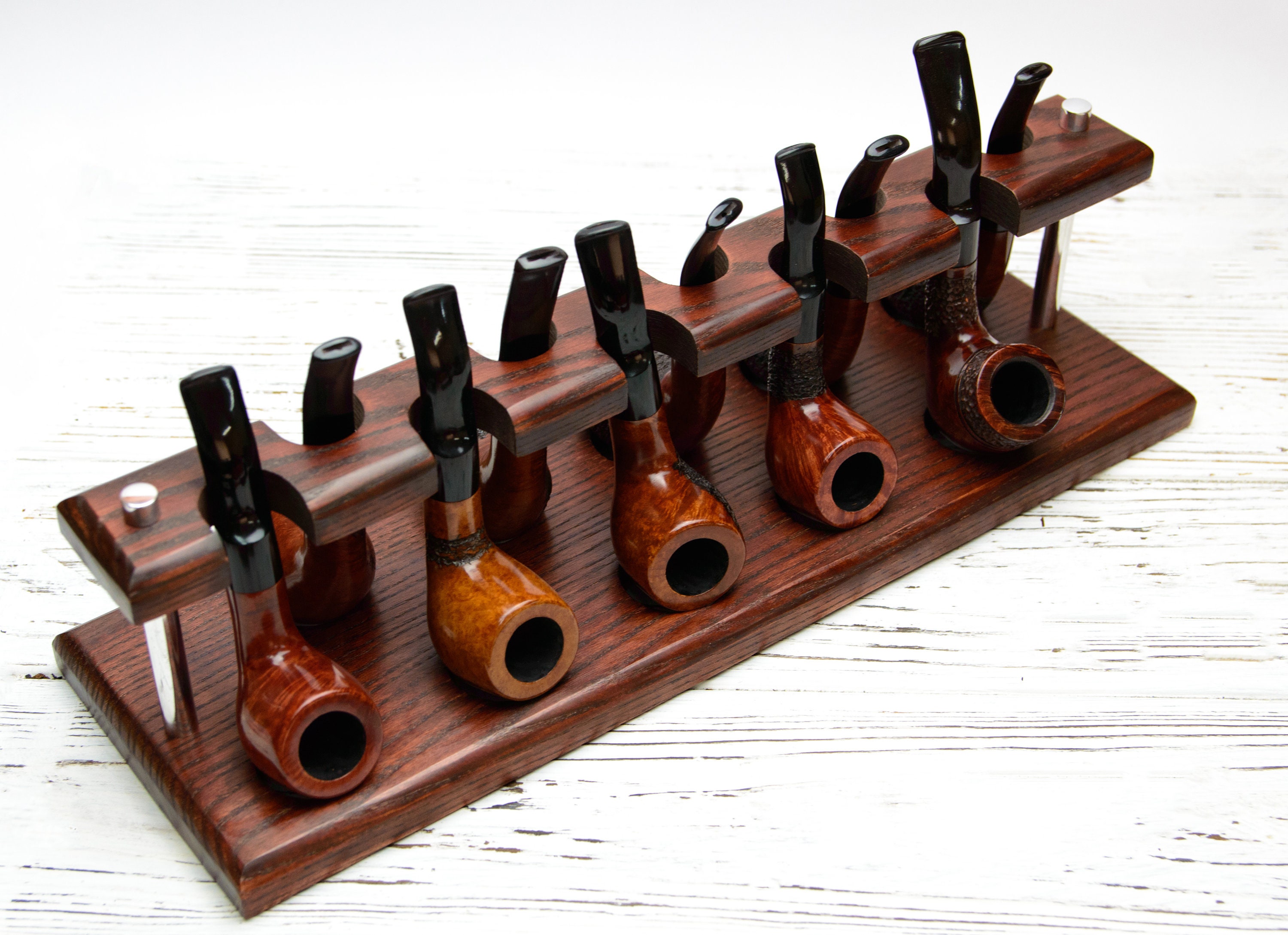 Pfeifenständer schwarz mit Klebepunkt ohne Pfeife Car Pipe Stand