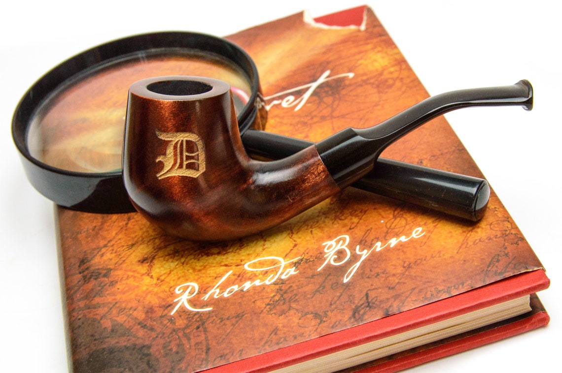 Wooden Tobacco Pipe Engraved Custom Hebrew Name Bar Mitzvah Etsy