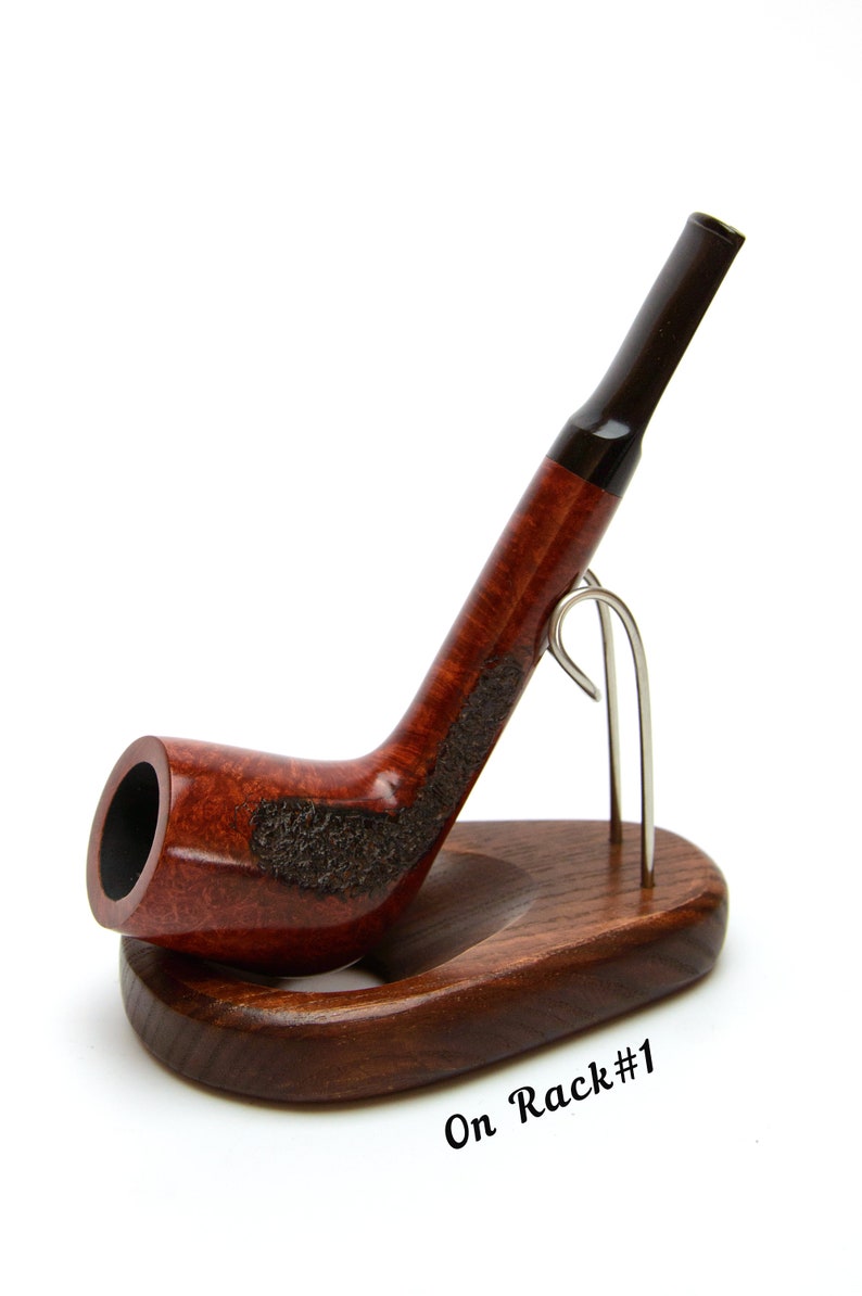 Canadian briar tobacco pipe Classic straight rustic smoking Etsy