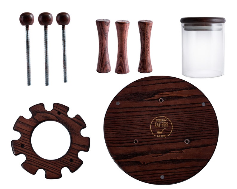 Smoking Pipe Stand and Tobacco Jar Tobacco Pipe Rack Old Etsy