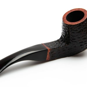 Briar Pipe Bent Volcano Rauchpfeife Schwarze Rustikale | Etsy