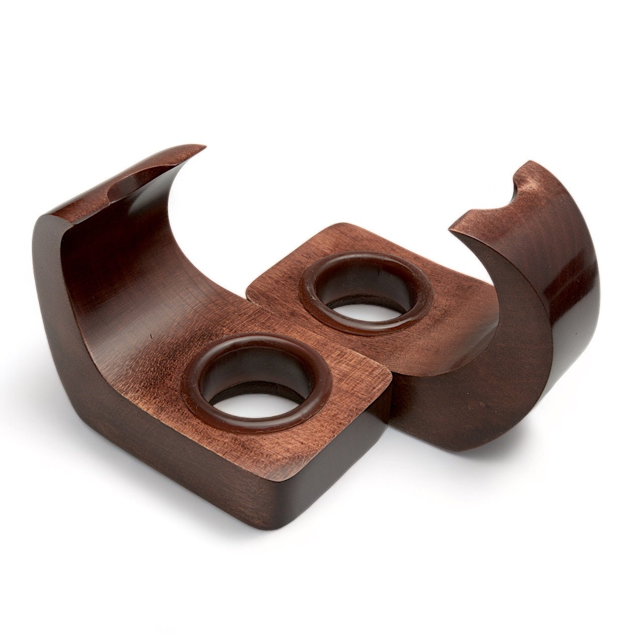 cheap version pipe stand for single tobacco pipe in germany 1.1 GERMANUS Brown leather pipe stand Non Economy Folding Pipe Stand