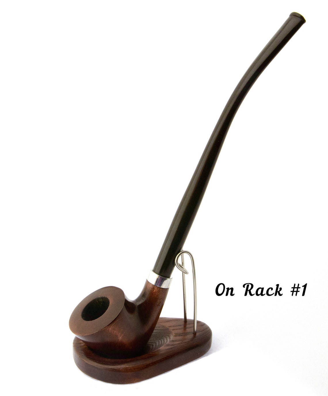 Custom pipe Long tobacco pipe Engraved smoking pipe Etsy