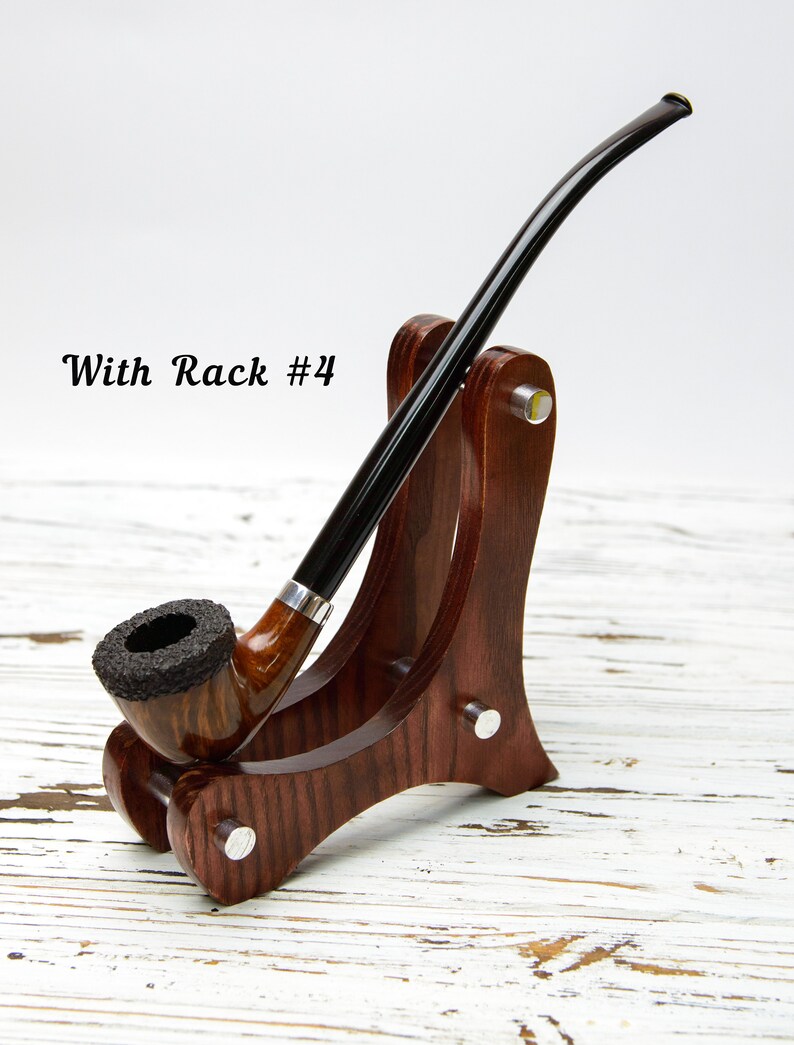 Universal Pipe Stand for 1 Tobacco Pipe Single Wooden Rack Etsy