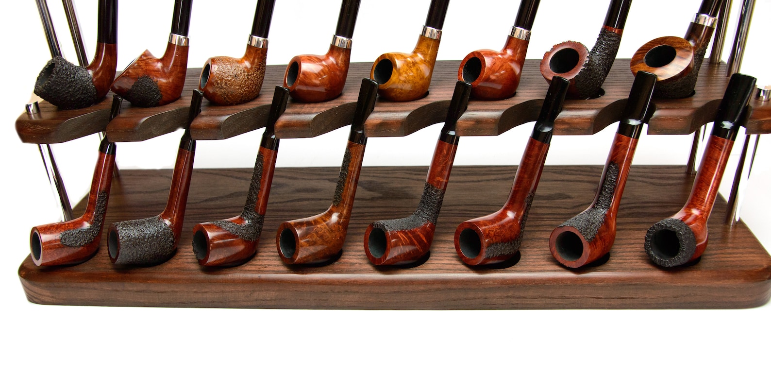 24 Pipes Tobacco Pipe Stand 3 Tiers Pipe Rack Smoking Pipe Etsy