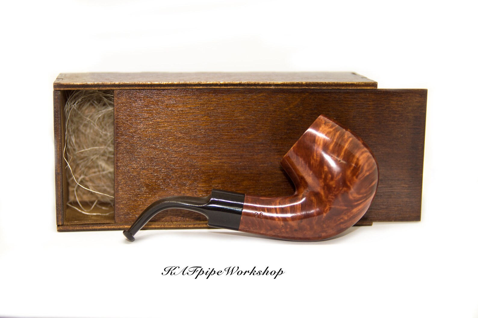 Wooden box for tobacco pipe or something else / Case for Etsy