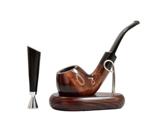 Tobacco wooden handmade special rare Sherlock Holmes pipe set with accessories kit for smoker