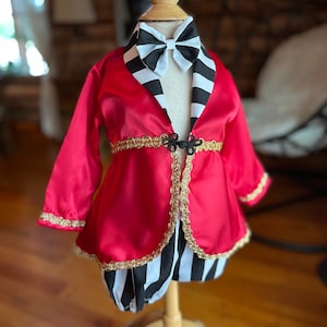 Circus-Themed Boy Outfit, Circus Birthday Outfit, Ring Master Outfit