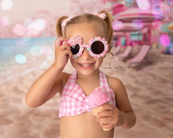 Pretty in Pink Beach-Themed Outfit, Birthday Outfit