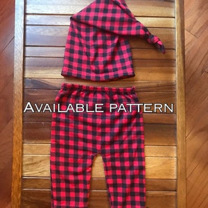 Leo Red Buffalo Plaid Newborn Pants, Hat and Pillow Set - Etsy