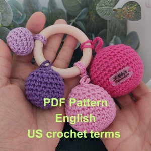 Crochet pattern Breastfeeding support tummy balls, pdf pattern download, antenatal education aid, doula, midwife.