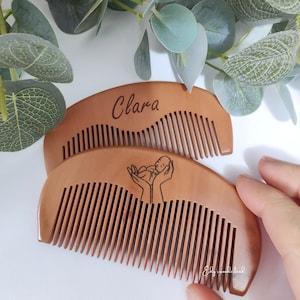 Personalized Birthing labour comb, Handcrafted Wooden Birth tool for Mothers, Midwives or Doulas. Natural Pain Relief in Labor
