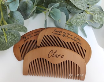 Personalized Birthing Comb: Natural Labor Pain Relief Tool. Birth tool for Mother, Midwife, Doula.