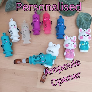 Personalised Ampoule opener breaker Syringe. Nurse and Paramedic Ampule Openers. Amp. image 1