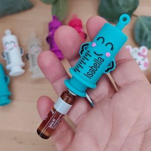 Personalised Ampoule opener breaker Syringe with metal Clasp. Nurse and Paramedic Ampule Openers. Amp.